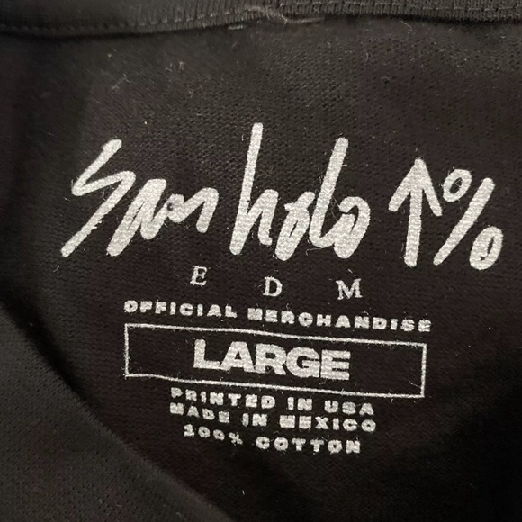 San Holo Existential Dance Music Shirt Red Rocks EDM Merchandise Black L NEW - Picture 3 of 4